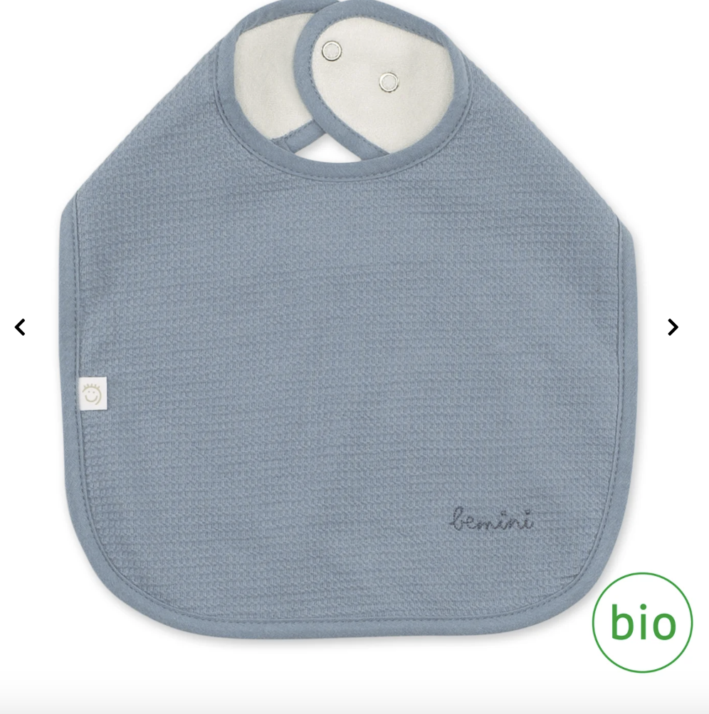 Bavoir waterproof - Bemini -  waffle stone bio 