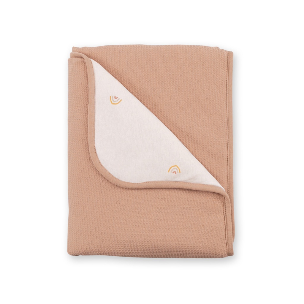 Couverture - Bemini - 75x100 Natural waffle jersey  TOG 3