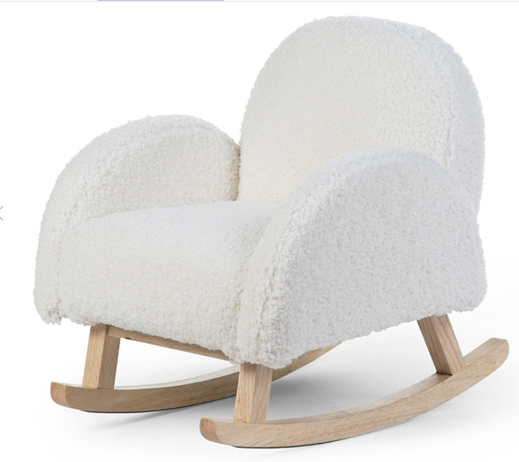 Chaise à bascule pour enfant - Childhome - Teddy beige