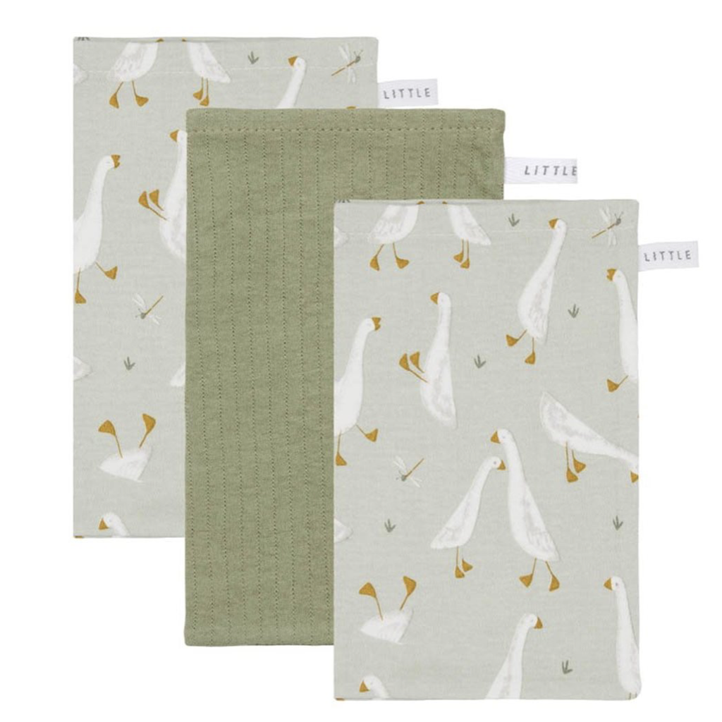 Gants de toilette - Little Dutch - Little Goose (lot de 3)
