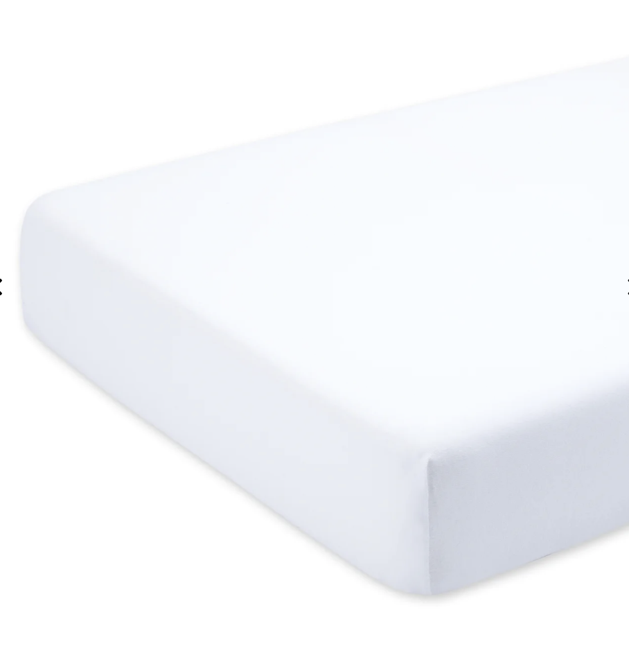 Drap housse lit 70x140 - Bemini -  White jersey