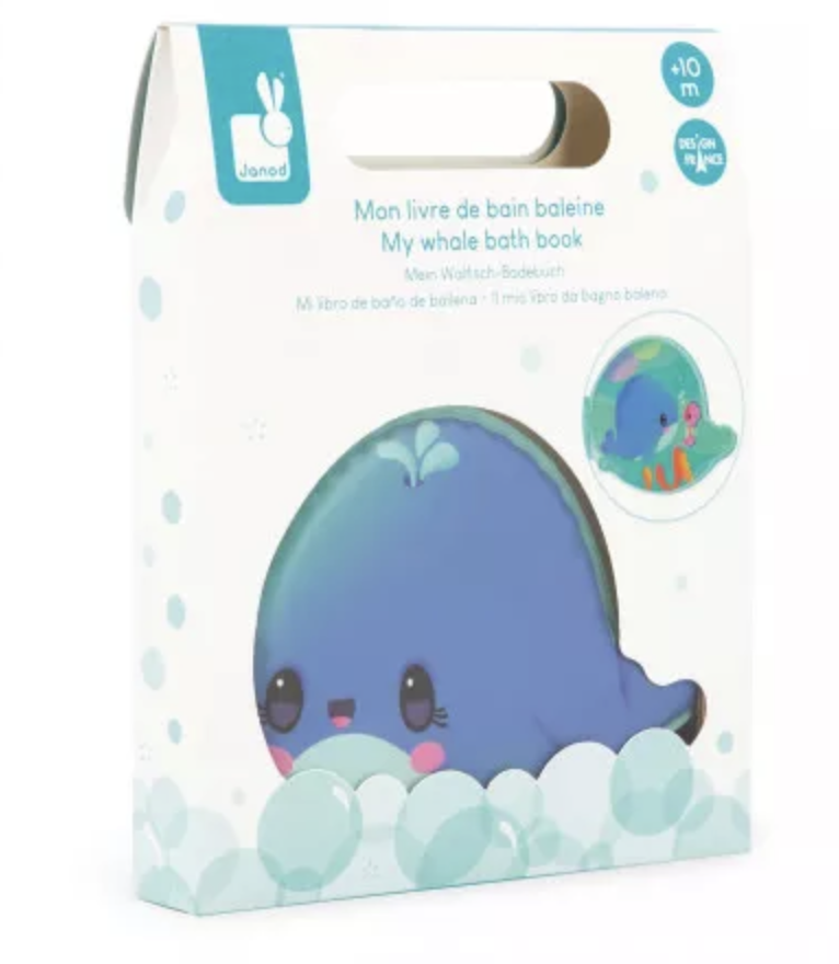 Livre de bain - Janod - Baleine