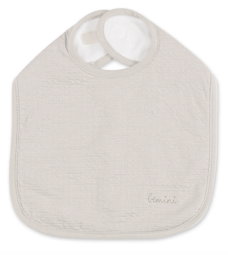 Bavoir waterproof - Bemini -  sand tetra jersey   