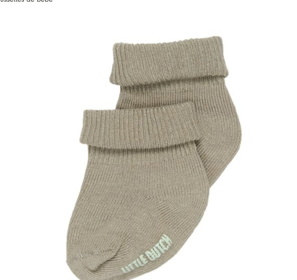 Chaussettes - Little Dutch - 0/3 mois Olive