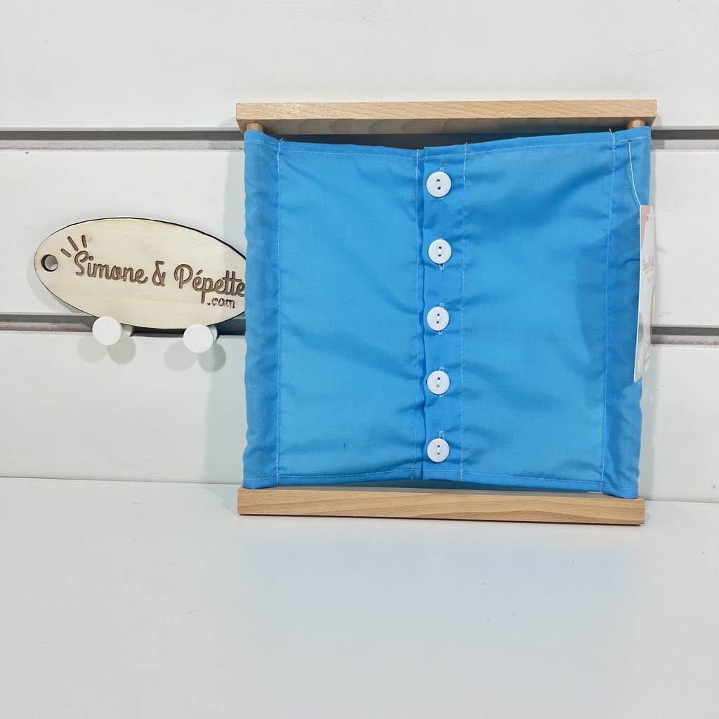 Cadre d'habillage Montessori - Petits boutons