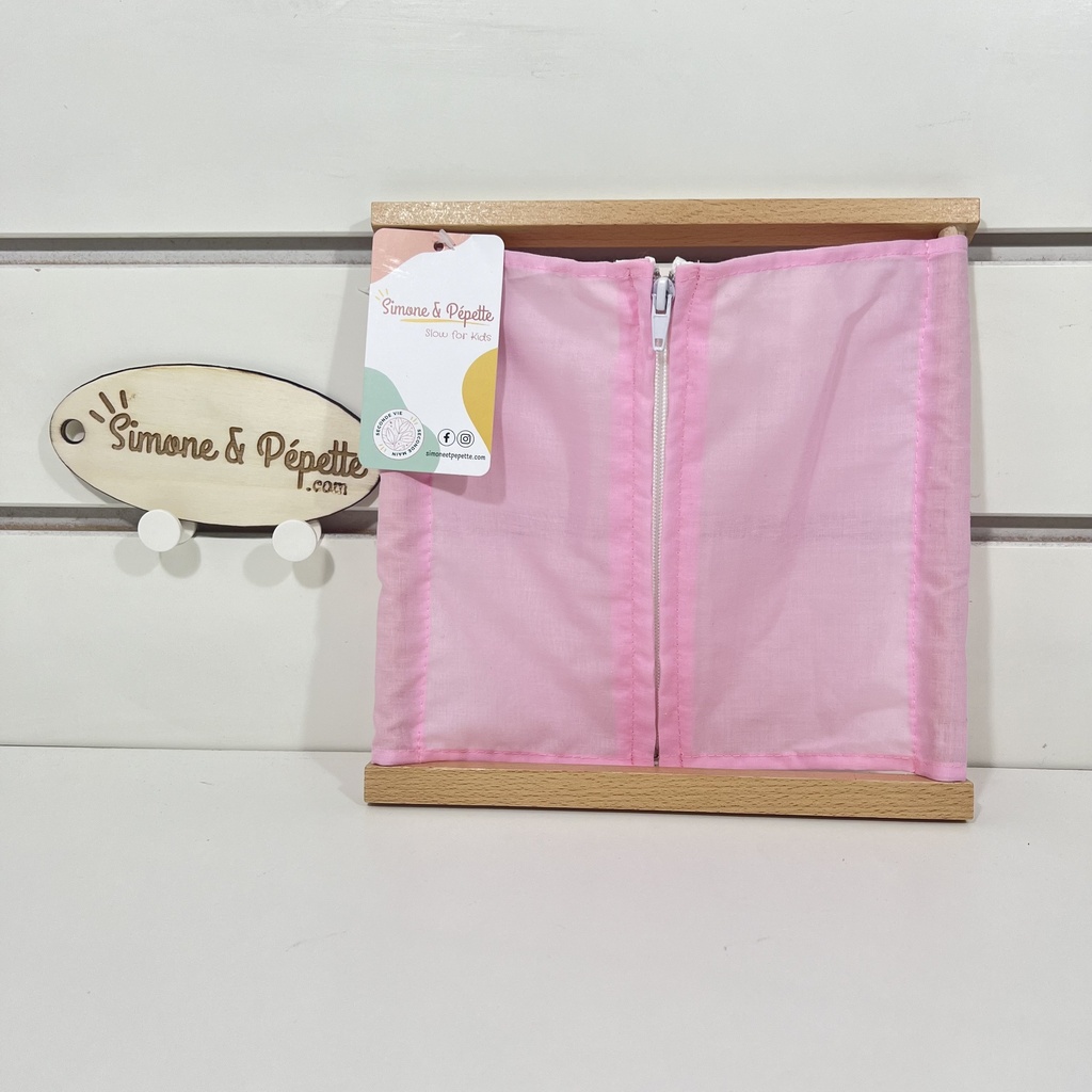 Cadre d'habillage Montessori - Fermeture éclair