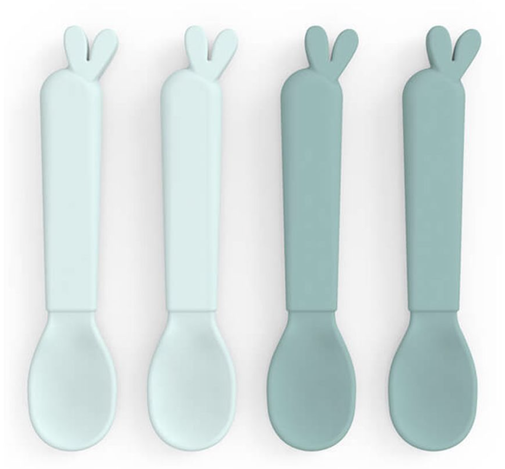 Pack de 4 cuillères - done by deer - Bleu