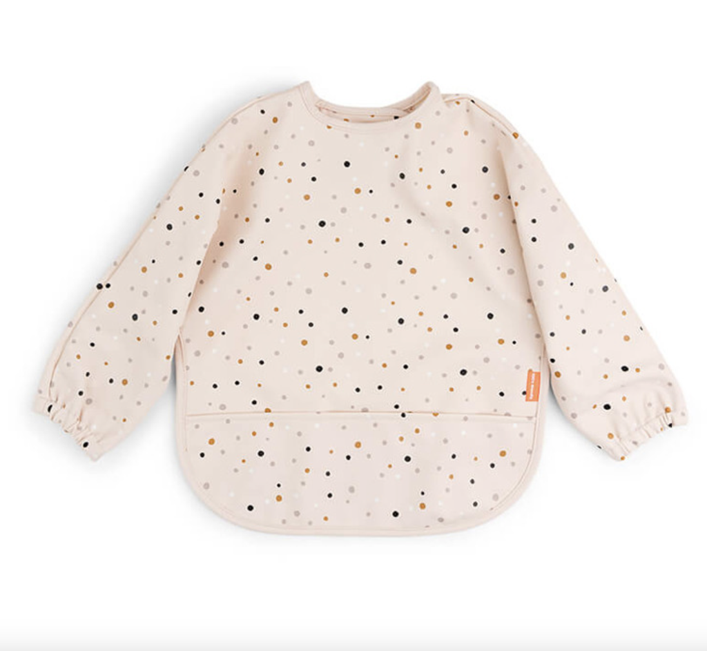 Bavoir à manches - done by deer  - Happy Dots rose