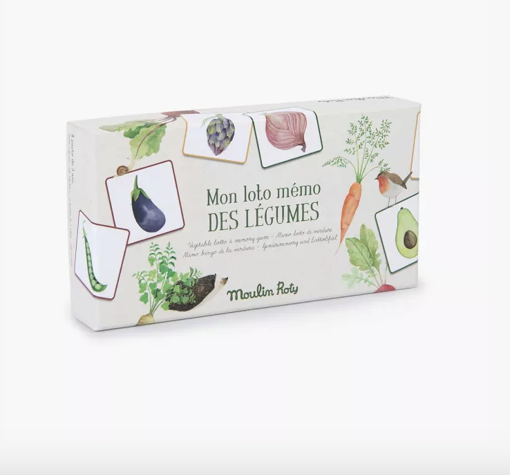 Jeu - Moulin Roty - Mon loto mémo des légumes