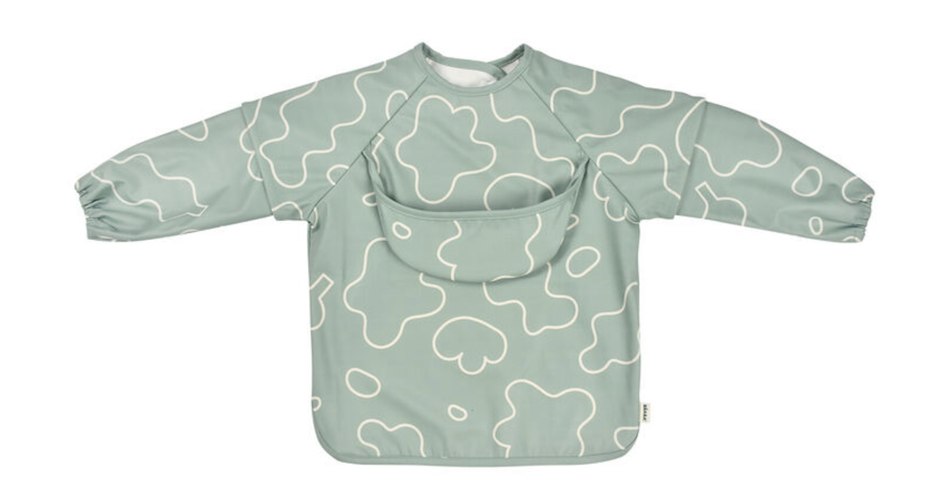 Bavoir à manches évolutif - Beaba - Sage green
