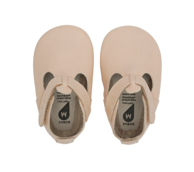 Chaussons en cuir - BOBUX - Soft Sole Jack & Jill Rose M