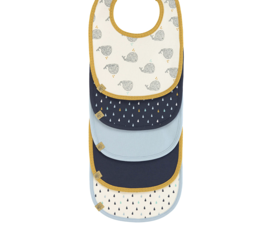 Bavoirs imperméables (lot de 5) - Lässig -  Water Whale