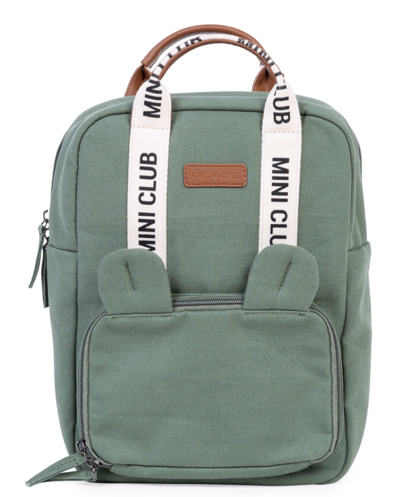 Sac à dos enfant - Childhome - Signature Canvas vert