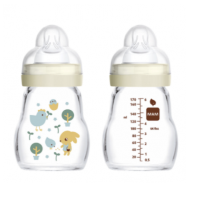 Biberon - MAM - Feel good 170ml beige