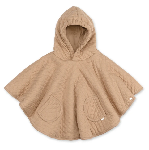 Poncho de voyage -Bemini - 9-36m quilted beige