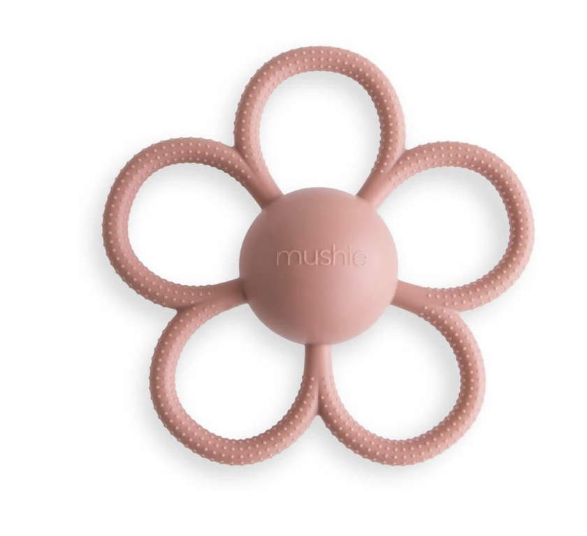 Hochet de dentition - Mushie - Fleur