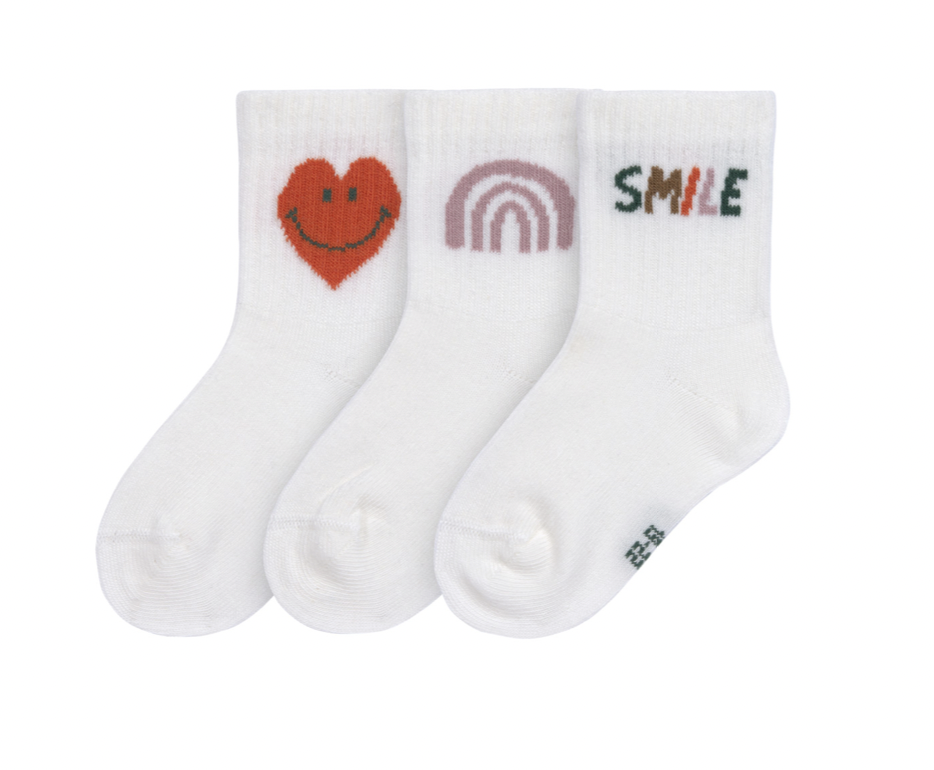 Lot de 3 chaussettes enfant - Lässig - Smile 27/30
