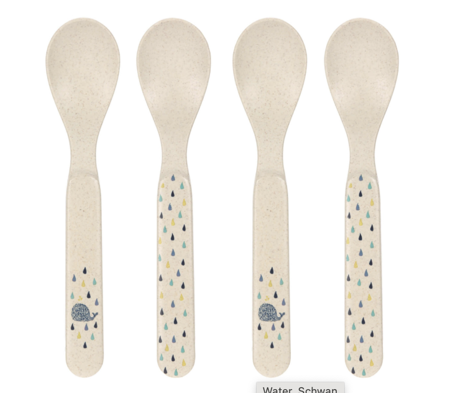 Lot de 4 cuillères - Lässig - Baleine