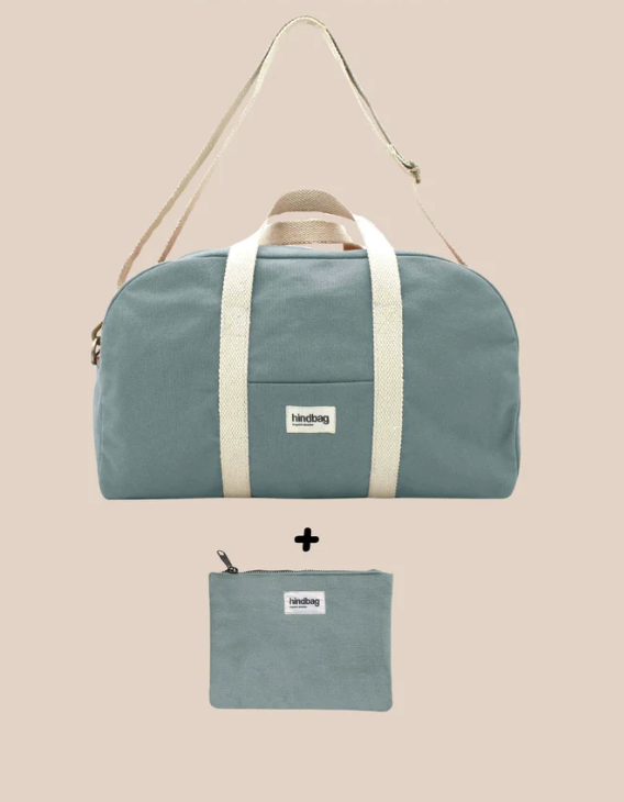 Sac à langer - Hindbag - Charlie et sa pochette Lou Sauge