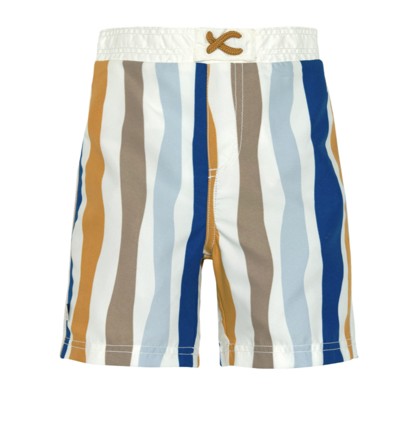 Short de bain anti UV - Lässig - bleu/blanc  
