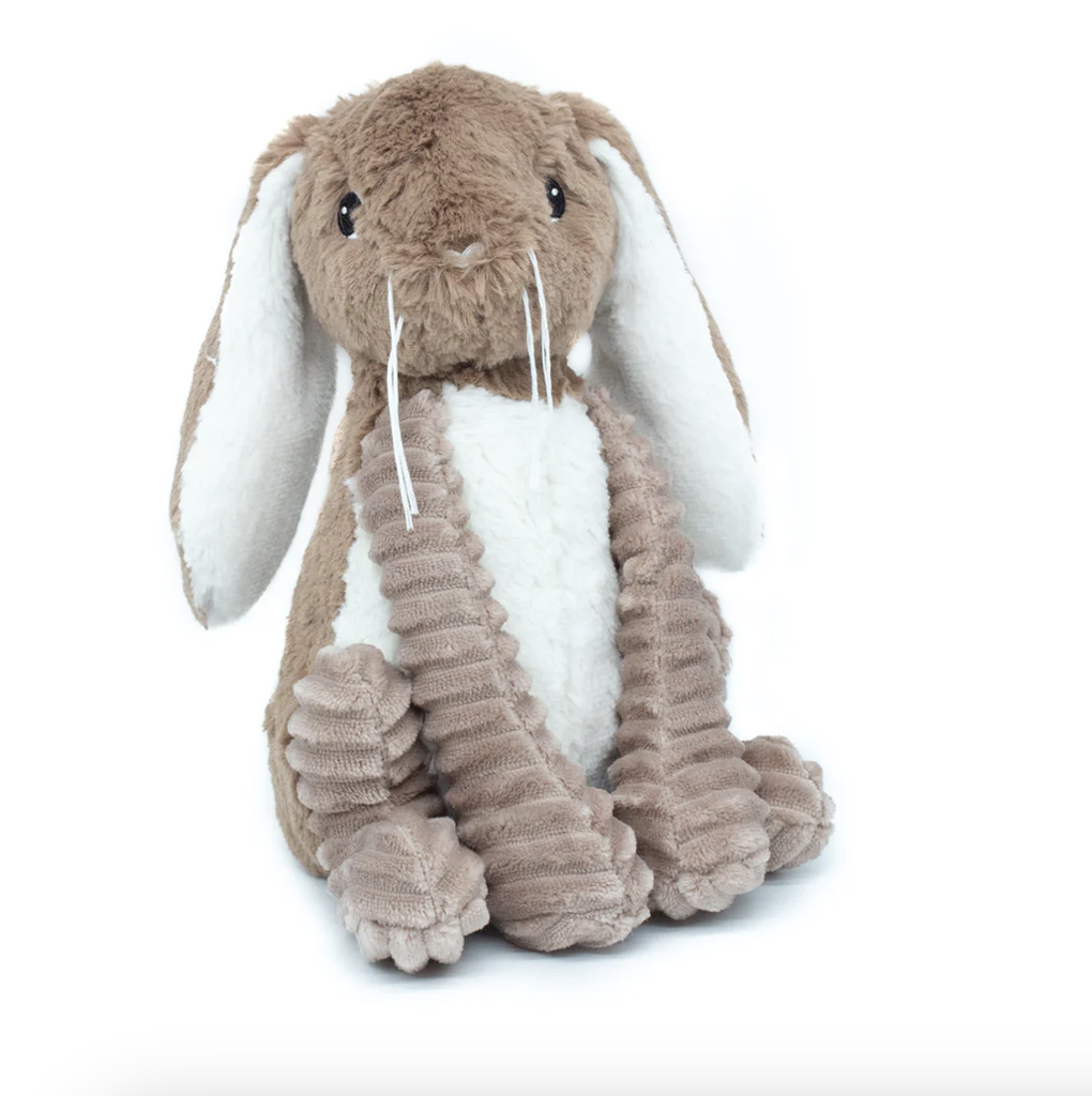 Peluche - Déglingos - Lapin Toudou marron/beige 25cm