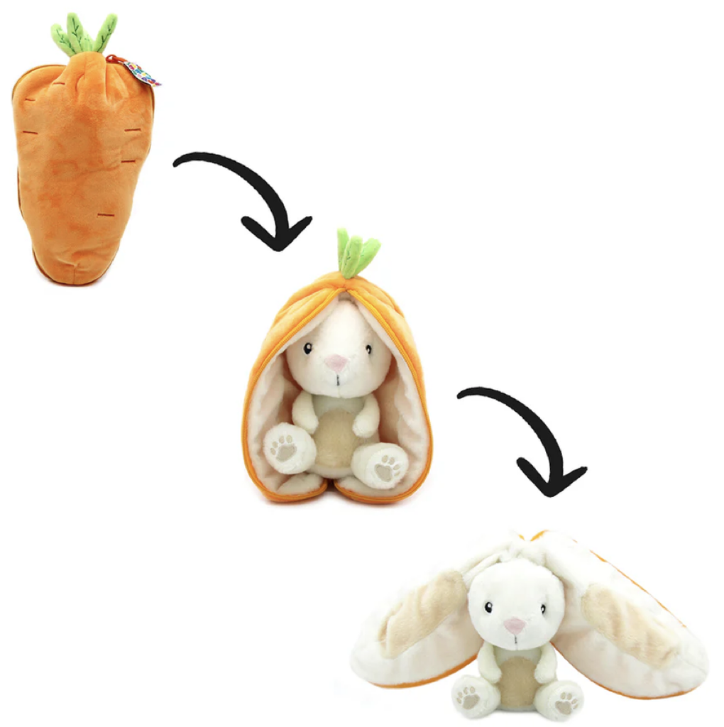 Peluche - Déglingos - Gadget le lapin carotte