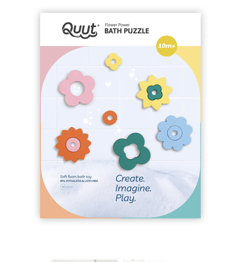 Puzzle de bain - Quut - Flower power