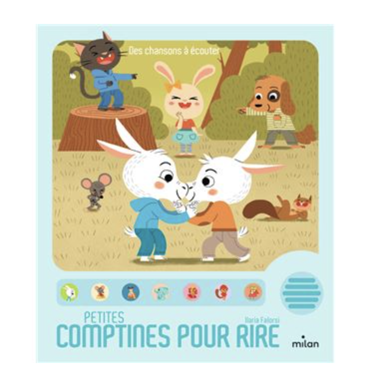 [9782745959478] Livre sonore - Milan - Petites Comptines pour Rire