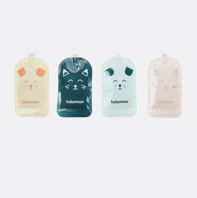 Gourdes réutilisables - Babymoov - Isy pouches (20 x 150ml)
