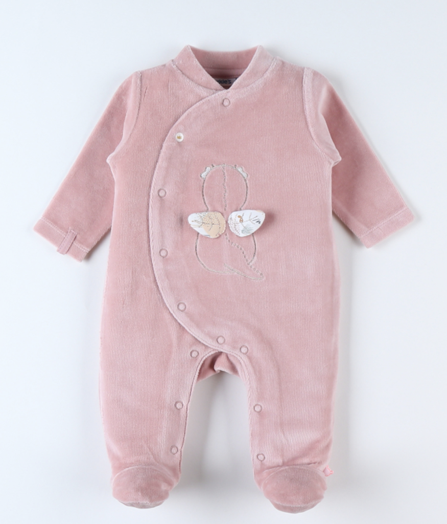 Pyjama en velours - noukie's - Lina & Joy 0 mois