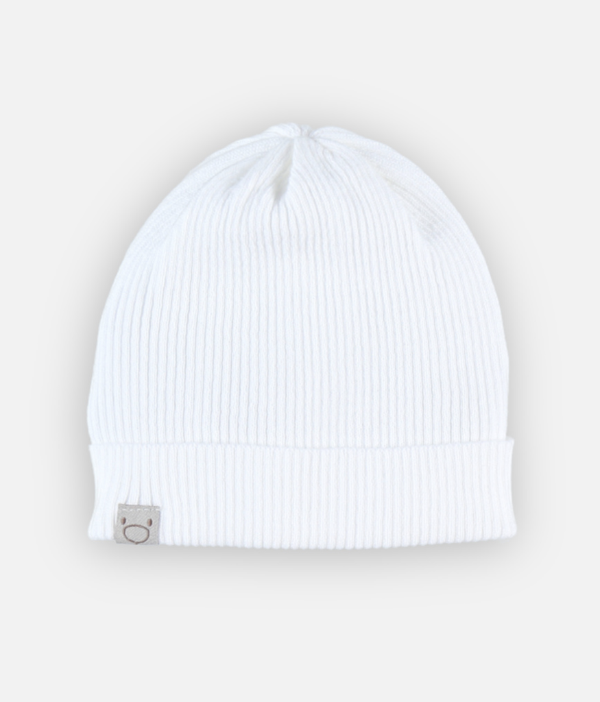[5414220114457] Bonnet de naissance - noukie's - blanc