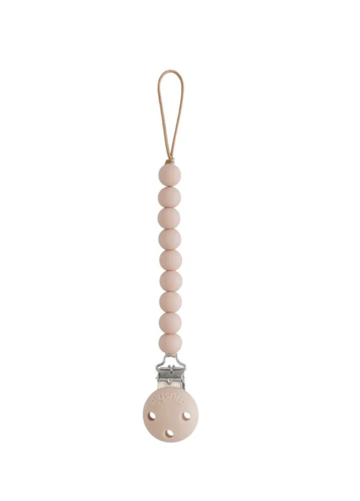 Attache sucette - Mushie - Blush
