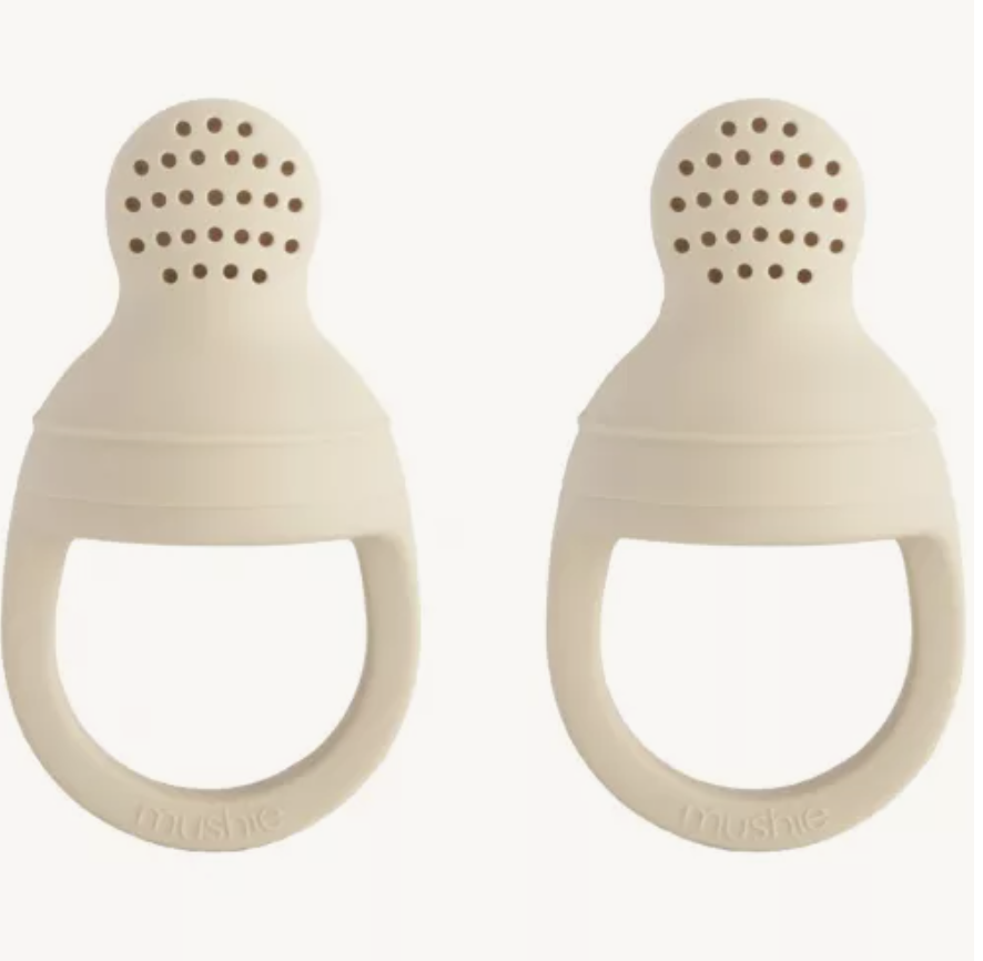 Lot de 2 grignoteuse - Mushie - Sable