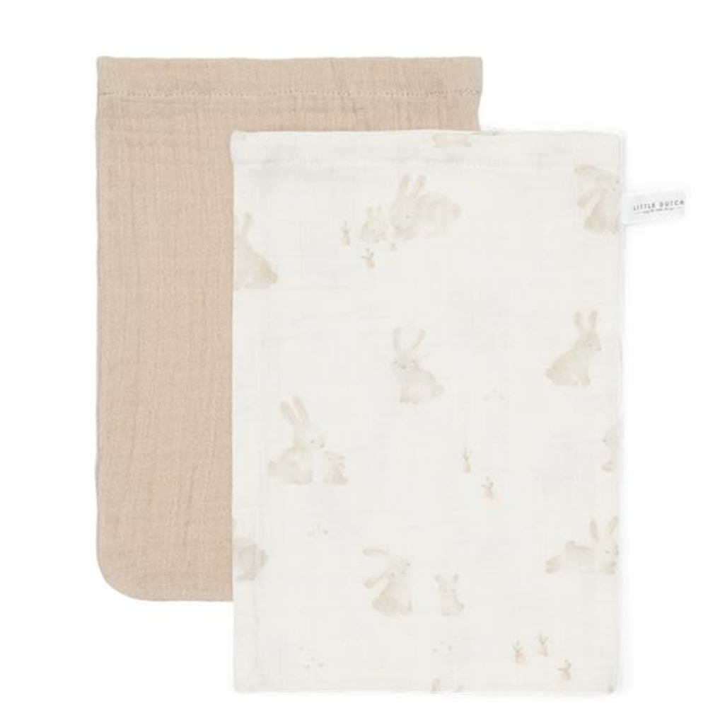 Lot de 2 gants de toilette - Little Dutch - Baby bunny