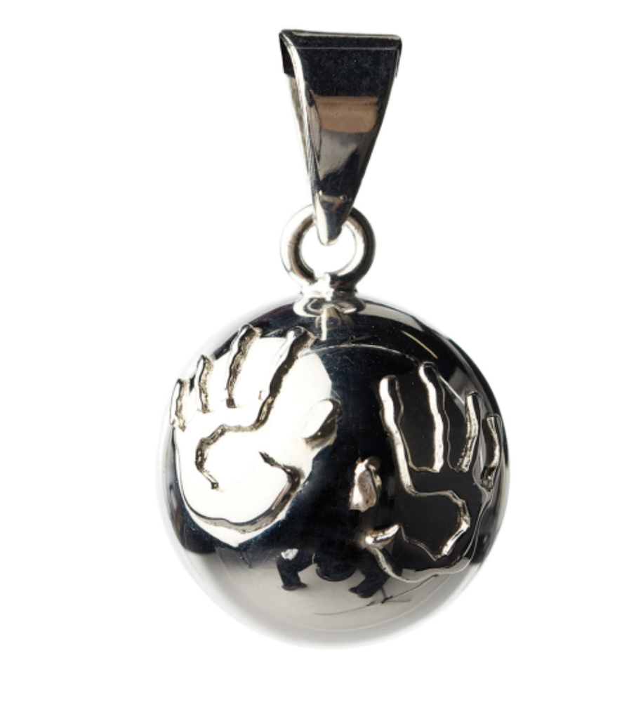 Bola de grossesse - Bola - Mains argenté