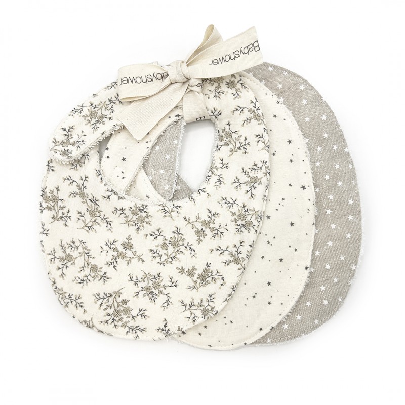 Bavoir - Babyshower - Set 3 bavoirs miley