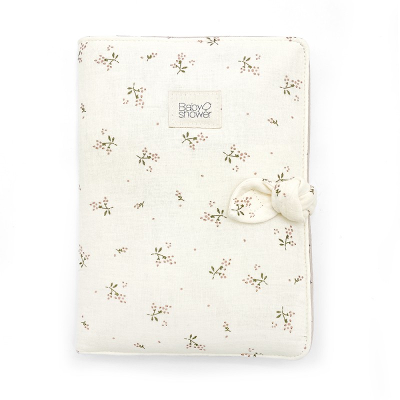 Protège carnet de santé - Babyshower - Knot roseberry