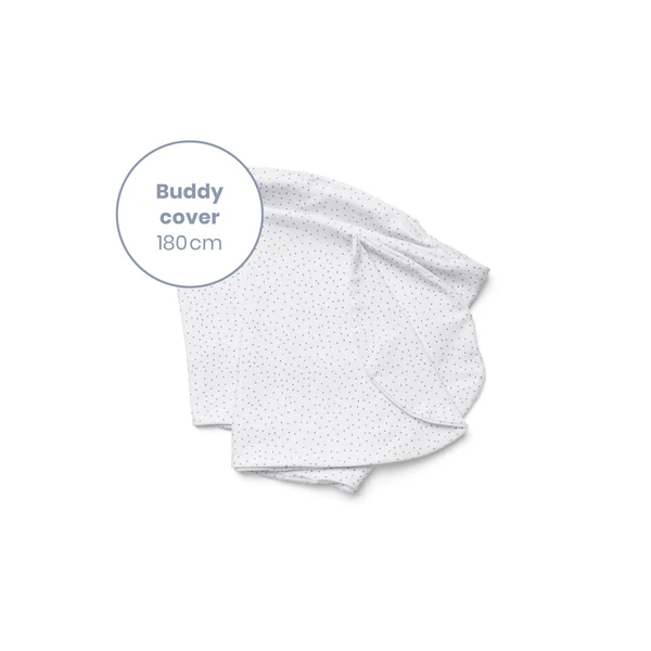Housse de coussin d'allaitement - Doomoo - Buddy Cover Silver Dots