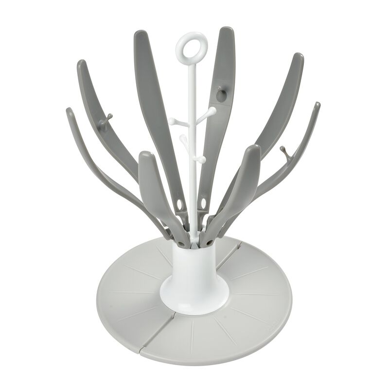 Egoutte-biberon Flower pliable - Beaba - Gris