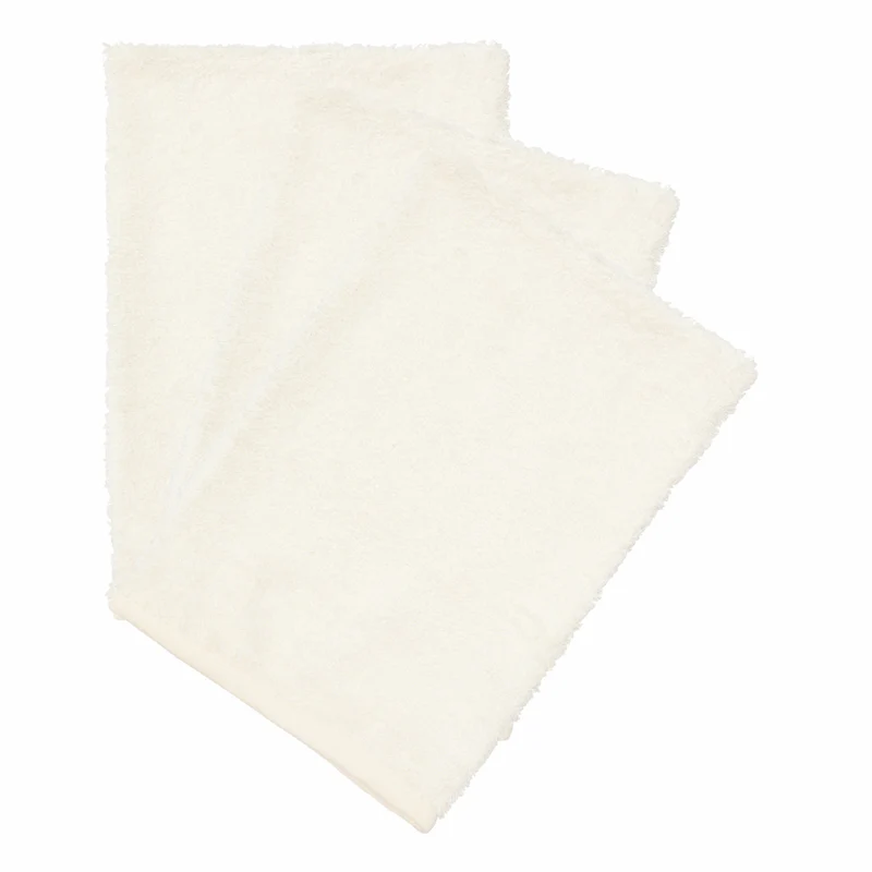 Gants de toilette (3 pcs) - Timboo - Daisy white 