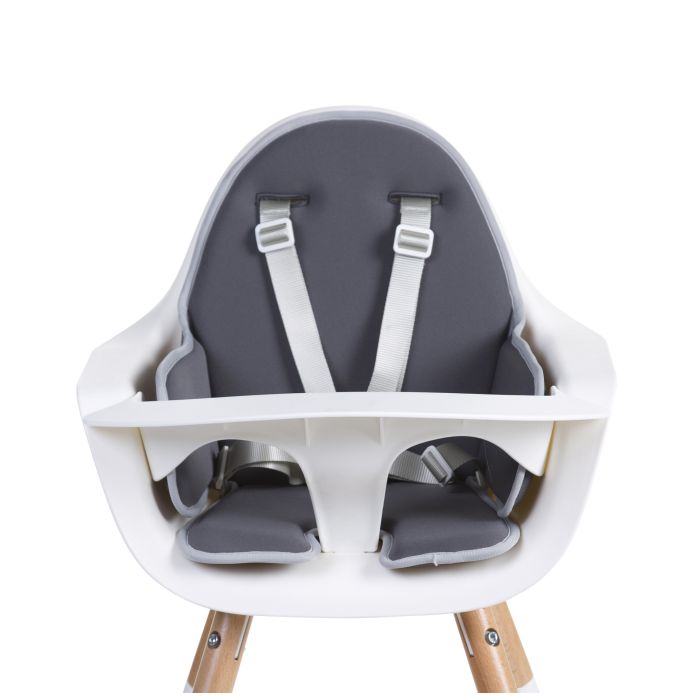 Coussin pour chaise haute Evolu - Childhome - Neoprene Gris Foncé