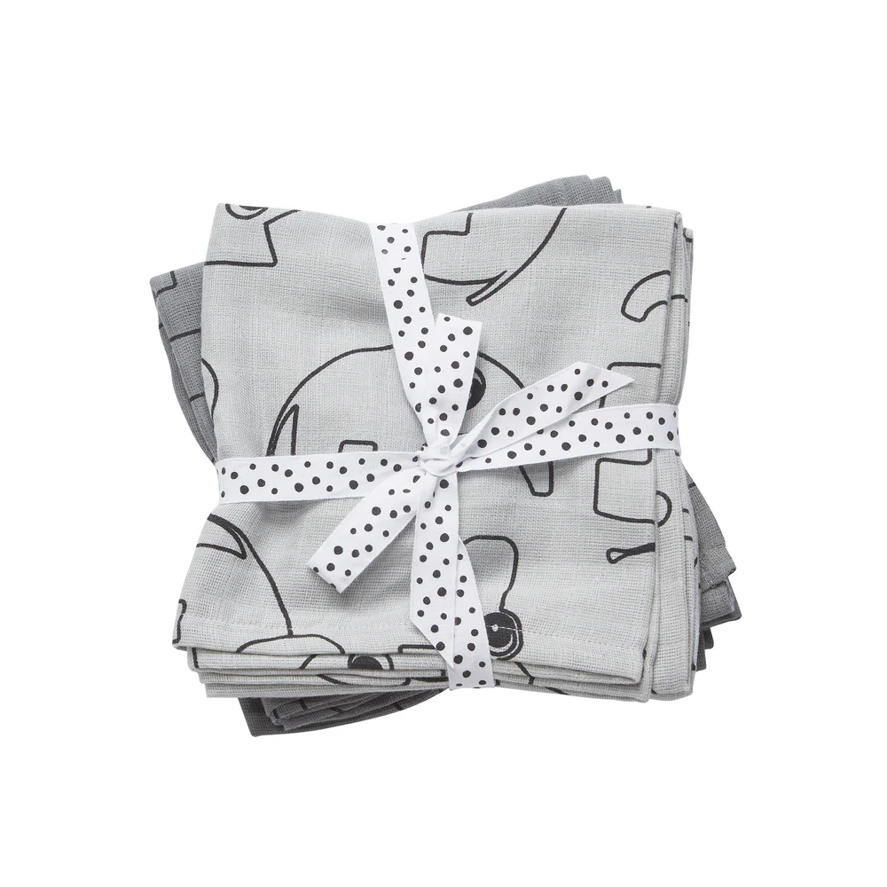 Lot de 2 langes Tetra - Done by deer - Gris