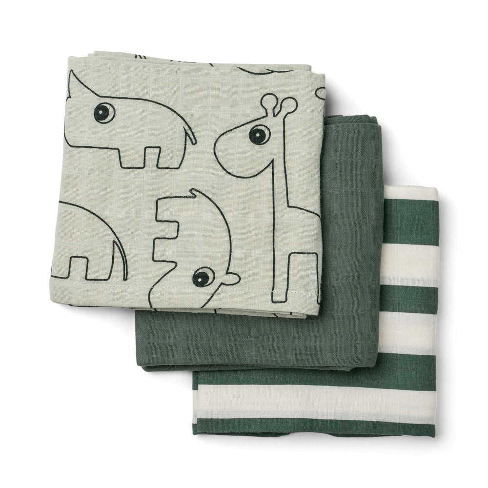 Lot de 3 Tetra - Done by deer - Deer friends green 