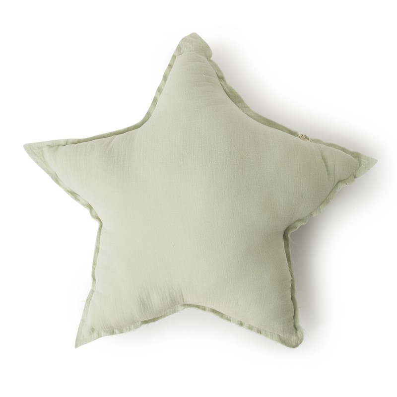 Coussin - Baby shower - Bigstar sage powder