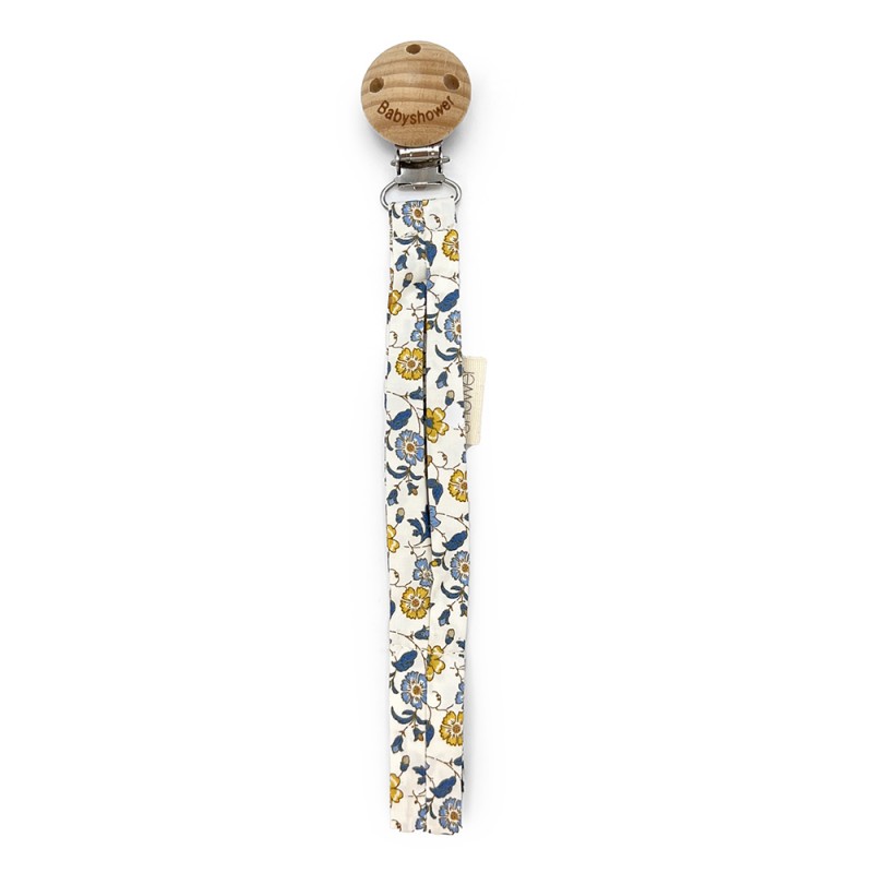 Attache tétine - Babyshower - Wood liberty aisha