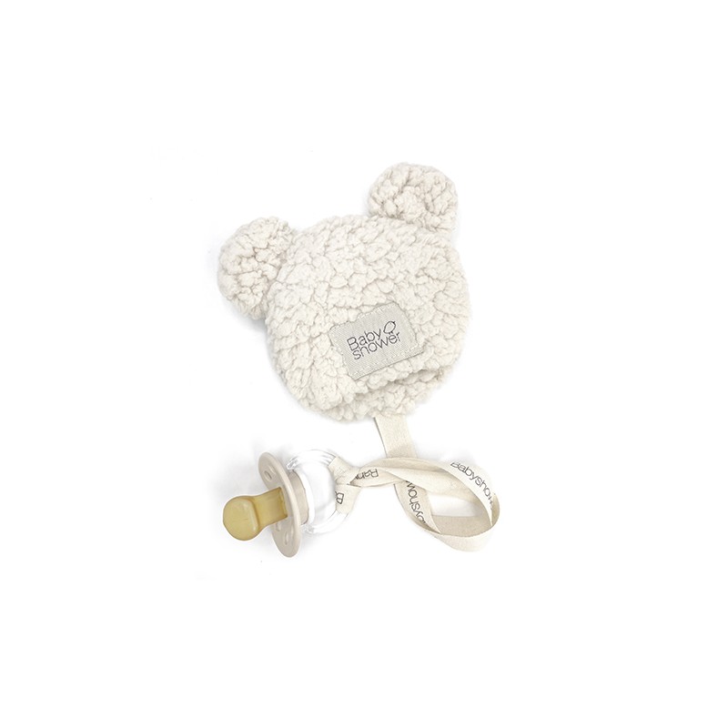 [7427251559942] Attache sucette - Babyshower - Teddy mouton