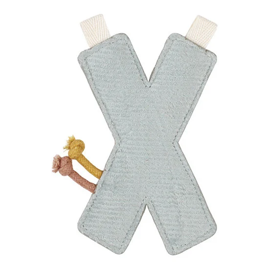 Lettre en tissu - Little dutch - X