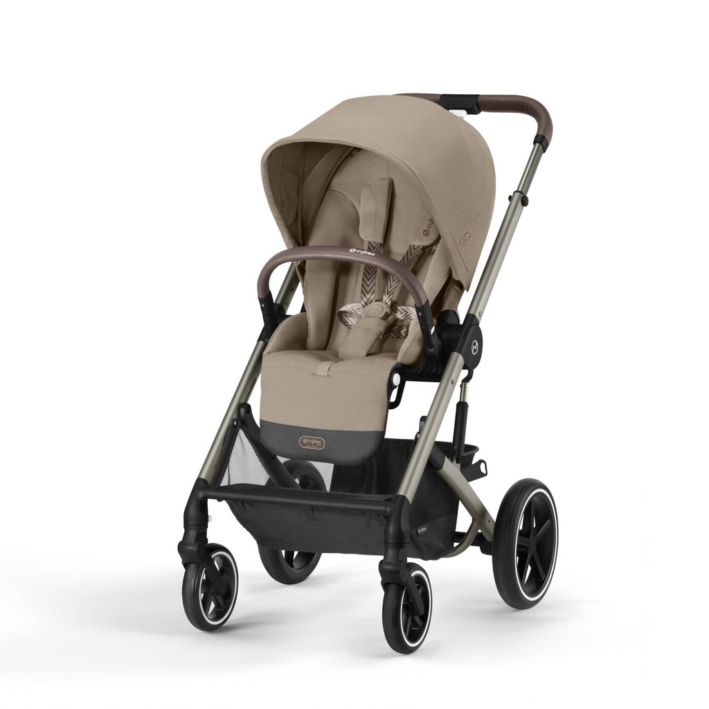 Poussette - Cybex - Balios S Lux  Almond Beige (Taupe Frame)