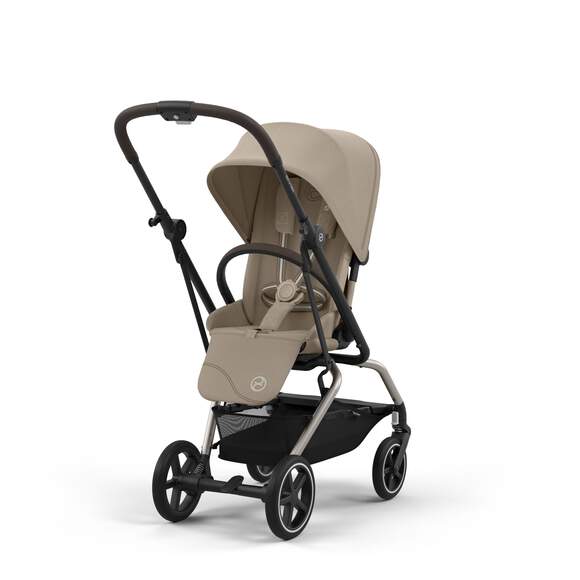 Poussette - Cybex - Eezy S Twist+2  Almond Beige Taupe Frame
