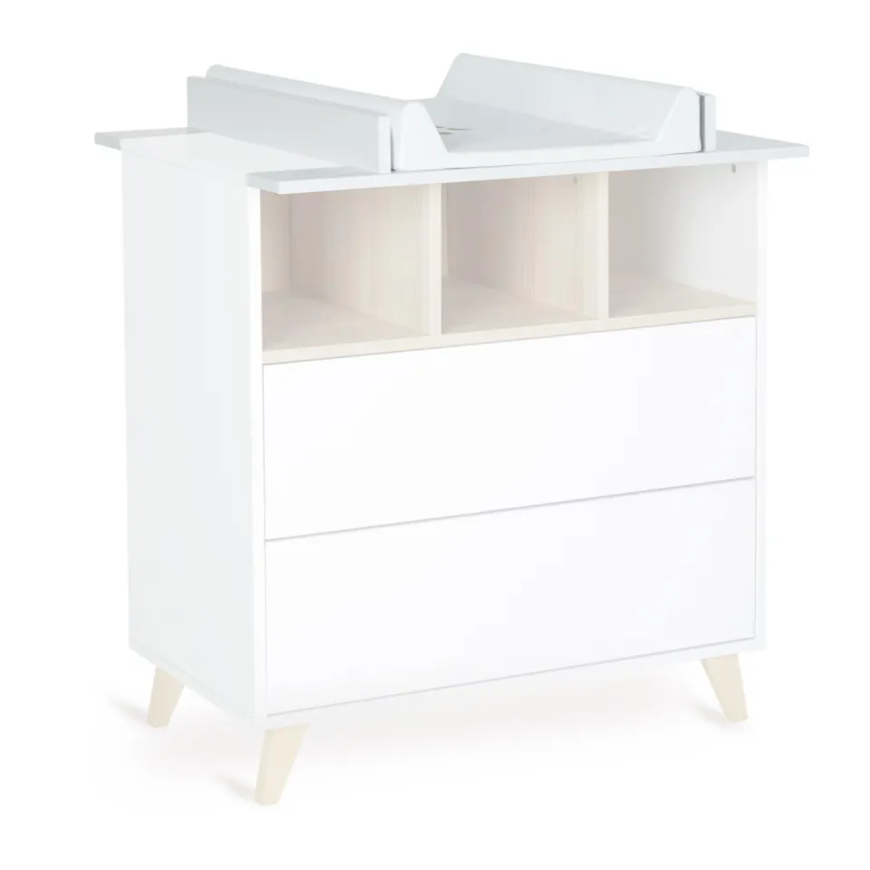 Extension commode bébé - Quax - Loft Commode - Blanc